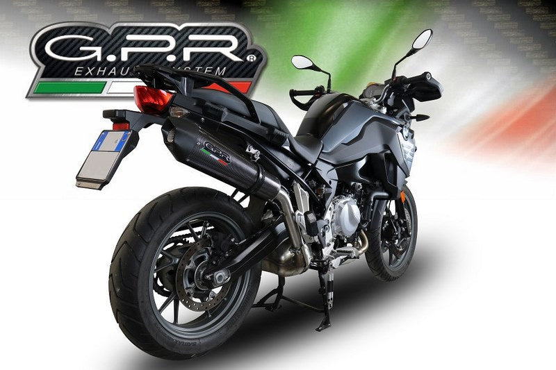 GPR Original For Bmw F 750 Gs 2018/20 E4 Homologated Slip-On Exhaust Gp Evo4 Poppy | E4.BMW.95.GPAN.PO