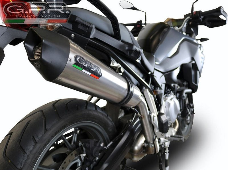GPR Original For Bmw F 750 Gs 2018/20 E4 Homologated Slip-On Exhaust Gp Evo4 Titanium | E4.BMW.95.GPAN.TO