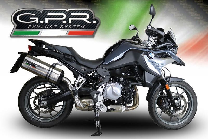 GPR Original For Bmw F 750 Gs 2018/20 E4 Homologated Slip-On Exhaust Sonic Titanium | E4.BMW.95.SOTIT