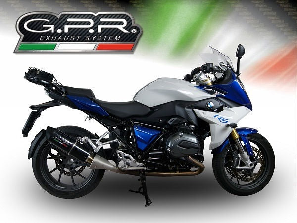 GPR Original For Bmw R 1200 Rs Lc 2017/19 E4 Homologated Slip-On Exhaust Furore Evo4 Nero | E4.BMW.97.FNE4