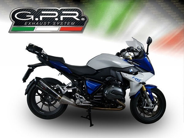 GPR Original For Bmw R 1200 Rs Lc 2017/19 E4 Homologated Slip-On Exhaust Gp Evo4 Poppy | E4.BMW.97.GPAN.PO