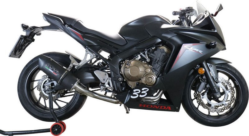 GPR Original For Honda Cbr 650 F 2017/18 E4 Homologated Full Exhaust Catalized Furore Evo4 Nero | E4.CO.H.249.1.CAT.FNE4