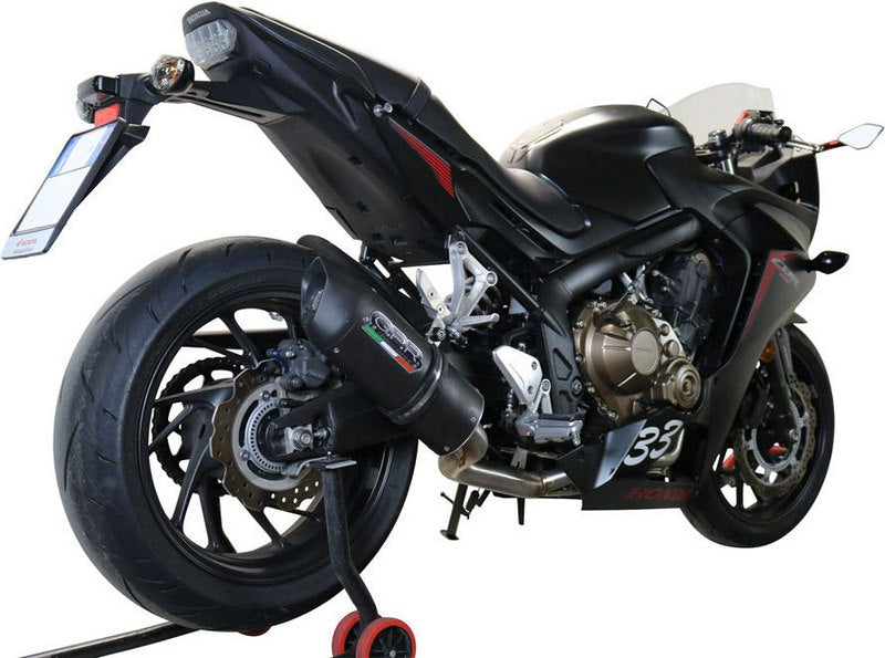 GPR Original For Honda Cbr 650 F 2017/18 E4 Homologated Full Exhaust Catalized Furore Evo4 Nero | E4.CO.H.249.1.CAT.FNE4
