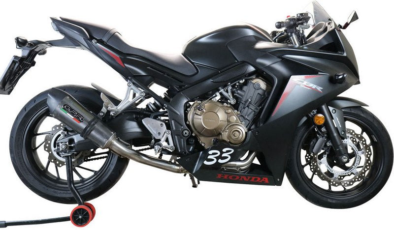 GPR Original For Honda Cbr 650 F 2017/18 E4 Homologated Full Exhaust Catalized Gp Evo4 Poppy | E4.CO.H.249.1.CAT.GPAN.PO