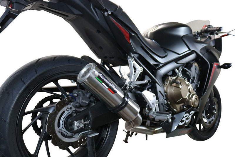 GPR Original For Honda Cbr 650 F 2017/18 E4 Homologated Full Exhaust Catalized M3 Inox  | E4.CO.H.249.1.CAT.M3.INOX