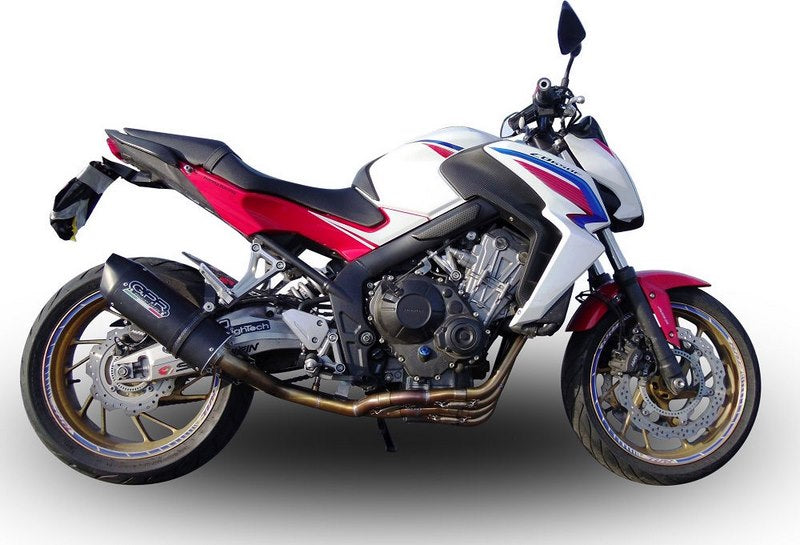 GPR Original For Honda Cb 650 F 2017/18 E4 Homologated Full Exhaust Catalized Furore Evo4 Nero | E4.CO.H.249.CAT.FNE4