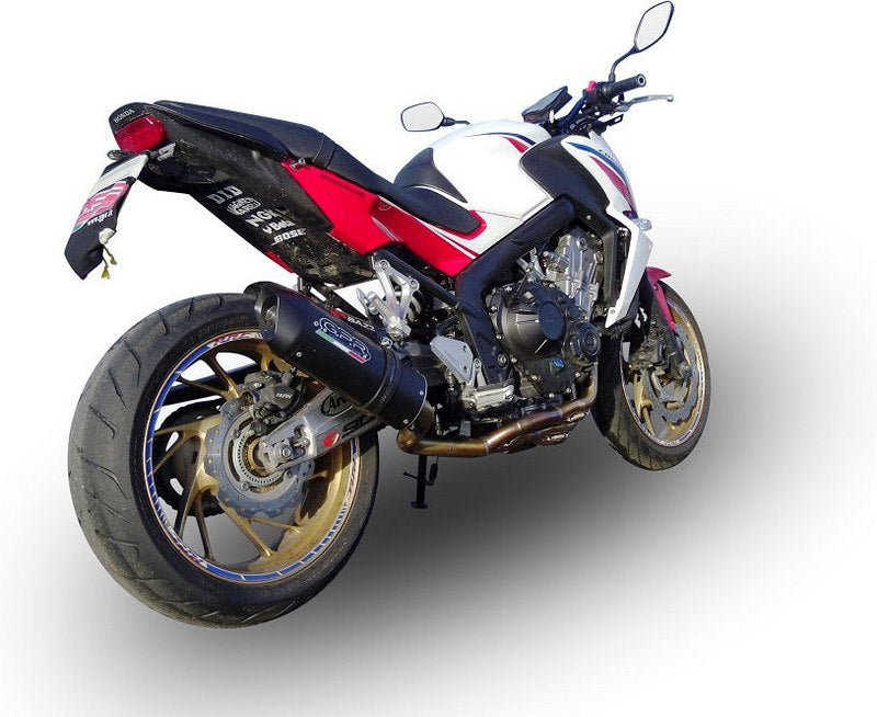 GPR Original For Honda Cb 650 F 2017/18 E4 Homologated Full Exhaust Catalized Furore Evo4 Nero | E4.CO.H.249.CAT.FNE4