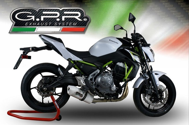 GPR Original For Kawasaki Z 650 2017/20 E4 Homologated Full Exhaust Catalized Albus Evo4 | E4.CO.K.160.CAT.ALBE4