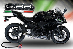 GPR Original For Kawasaki Ninja 650 2017/20 E4 Homologated Full Exhaust Catalized Deeptone Inox | E4.CO.K.161.CAT.DE