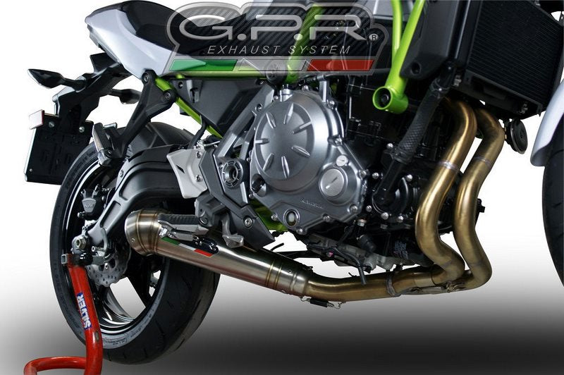 GPR Original For Kawasaki Ninja 650 2017/20 E4 Homologated Full Exhaust Catalized Powercone Evo | E4.CO.K.161.CAT.PCEV