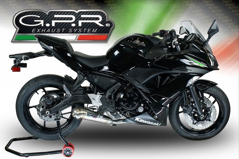 GPR Original For Kawasaki Ninja 650 2017/20 E4 Homologated Full Exhaust Catalized Powercone Evo | E4.CO.K.161.CAT.PCEV
