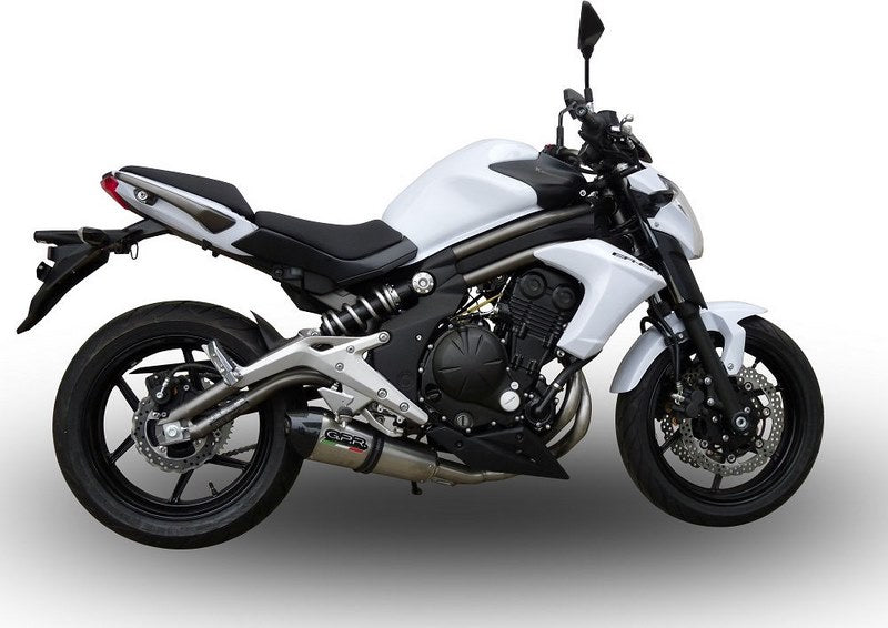 GPR Original For Kawasaki Versys 650 2017/20 E4 Homologated Full Exhaust Catalized Gp Evo4 Titanium | E4.CO.K.169.CAT.GPAN.TO