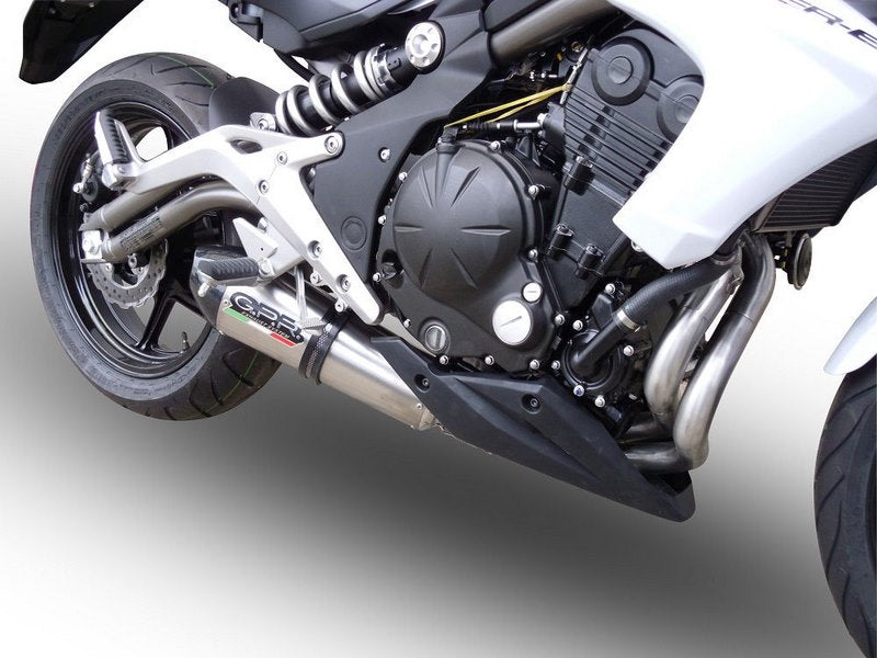 GPR Original For Kawasaki Versys 650 2017/20 E4 Homologated Full Exhaust Catalized Gp Evo4 Titanium | E4.CO.K.169.CAT.GPAN.TO
