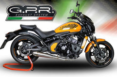 GPR Original For Kawasaki Vulcan 650 2018/20 E4 Homologated Full Exhaust Catalized Ultracone | E4.CO.K.172.CAT.ULTRA