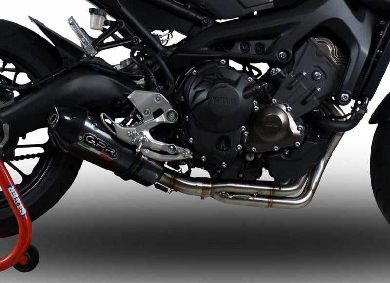 GPR Original For Yamaha Xsr 900 2016/20 E4 Homologated Full Exhaust Catalized Gp Evo4 Poppy | E4.CO.Y.186.CAT.GPAN.PO