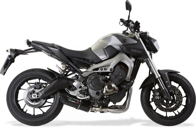 GPR Original For Yamaha Mt-09 / Fz-09 2017/20 E4 Homologated Full Exhaust Catalized Furore Evo4 Nero | E4.CO.Y.195.CAT.FNE4