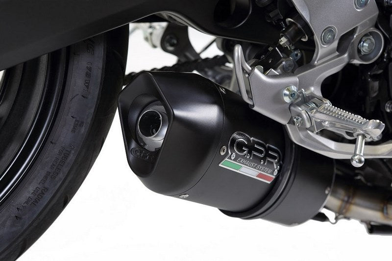 GPR Original For Yamaha Mt-09 / Fz-09 2017/20 E4 Homologated Full Exhaust Catalized Furore Evo4 Nero | E4.CO.Y.195.CAT.FNE4