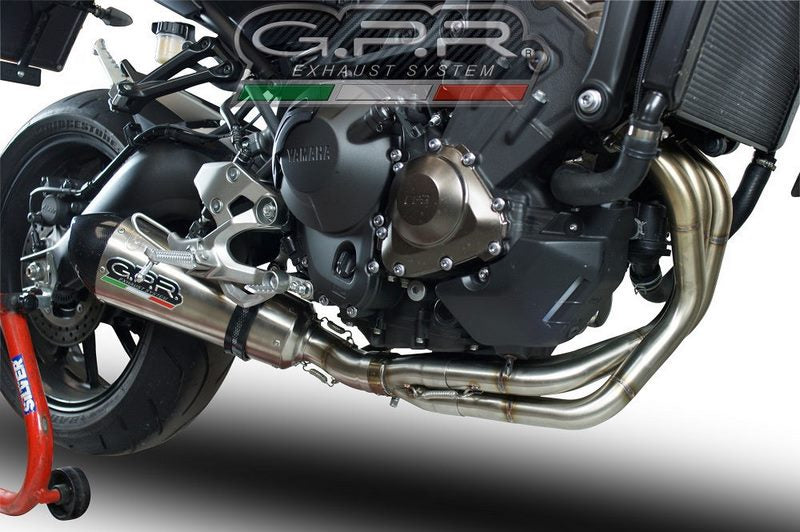 GPR Original For Yamaha Mt-09 / Fz-09 2017/20 E4 Homologated Full Exhaust Catalized Gp Evo4 Titanium | E4.CO.Y.195.CAT.GPAN.TO