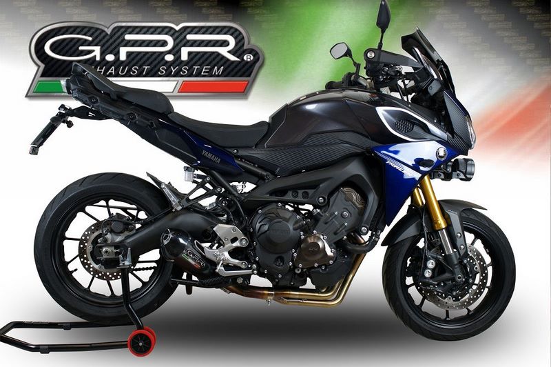 GPR Original For Yamaha Mt-09 Tracer/Fj-09 Tr 2017/20 E4 Homologated Full Exhaust Catalized Gp Evo4 Poppy | E4.CO.Y.201.CAT.GPAN.PO