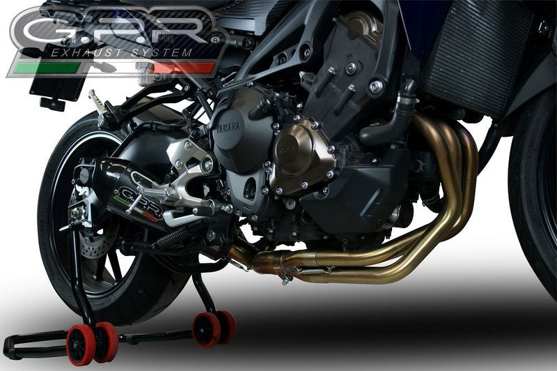 GPR Original For Yamaha Mt-09 Tracer/Fj-09 Tr 2017/20 E4 Homologated Full Exhaust Catalized Gp Evo4 Poppy | E4.CO.Y.201.CAT.GPAN.PO