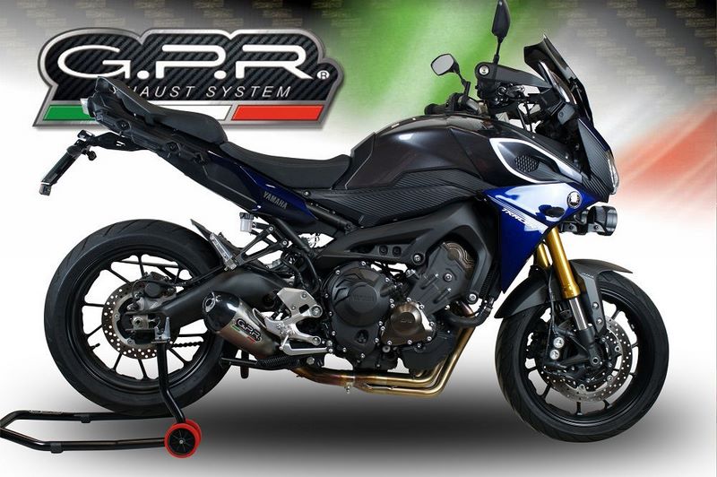 GPR Original For Yamaha Mt-09 Tracer/Fj-09 Tr 2017/20 E4 Homologated Full Exhaust Catalized Gp Evo4 Titanium | E4.CO.Y.201.CAT.GPAN.TO