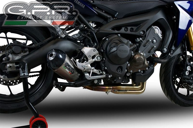 GPR Original For Yamaha Mt-09 Tracer/Fj-09 Tr 2017/20 E4 Homologated Full Exhaust Catalized Gp Evo4 Titanium | E4.CO.Y.201.CAT.GPAN.TO