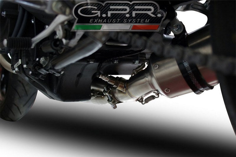 GPR Original For Yamaha Mt-09 Tracer/Fj-09 Tr 2017/20 E4 Homologated Full Exhaust Catalized Gp Evo4 Titanium | E4.CO.Y.201.CAT.GPAN.TO