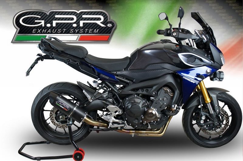 GPR Original For Yamaha Mt-09 Tracer/Fj-09 Tr 2017/20 E4 Homologated Full Exhaust Catalized Furore Evo4 Nero | E4.CO.Y.202.CAT.FNE4