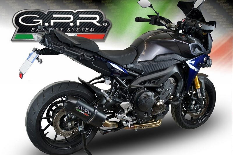 GPR Original For Yamaha Mt-09 Tracer/Fj-09 Tr 2017/20 E4 Homologated Full Exhaust Catalized Furore Evo4 Nero | E4.CO.Y.202.CAT.FNE4