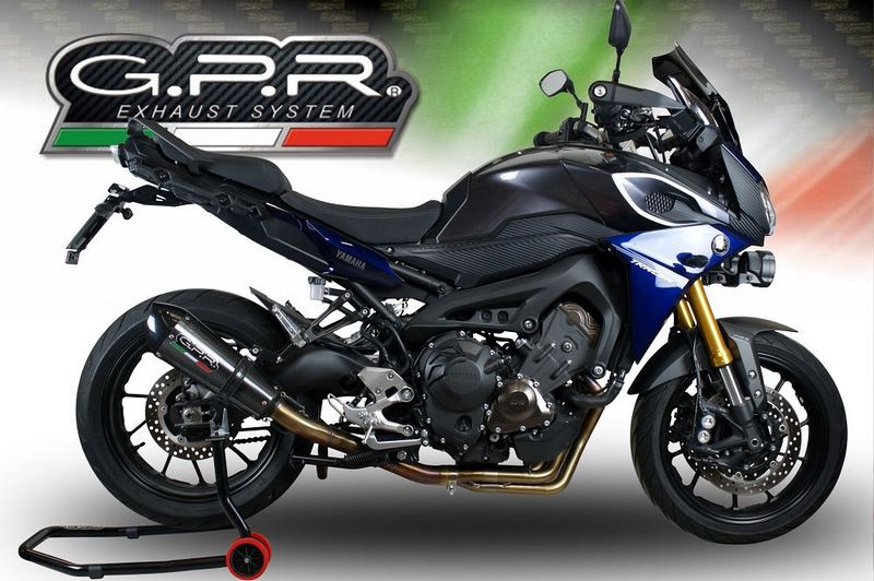 GPR Original For Yamaha Mt-09 Tracer/Fj-09 Tr 2017/20 E4 Homologated Full Exhaust Catalized Gp Evo4 Poppy | E4.CO.Y.202.CAT.GPAN.PO