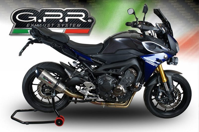 GPR Original For Yamaha Mt-09 Tracer/Fj-09 Tr 2017/20 E4 Homologated Full Exhaust Catalized Gp Evo4 Titanium | E4.CO.Y.202.CAT.GPAN.TO