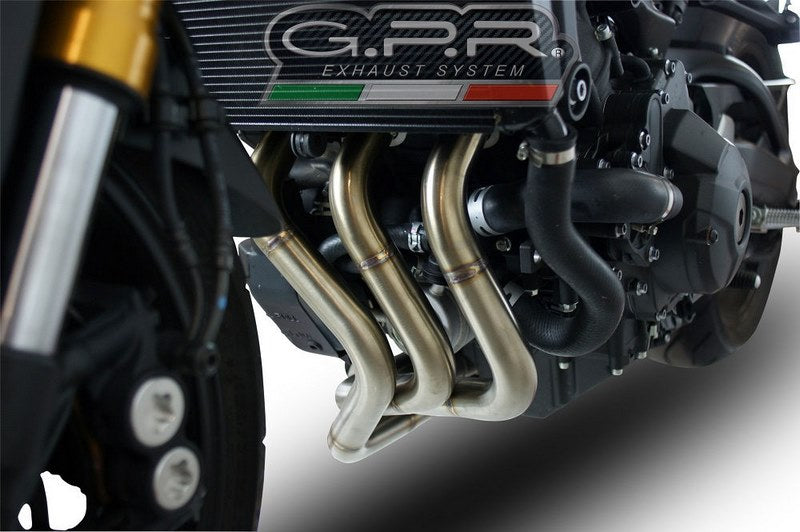 GPR Original For Yamaha Mt-09 Tracer/Fj-09 Tr 2017/20 E4 Homologated Full Exhaust Catalized Gp Evo4 Titanium | E4.CO.Y.202.CAT.GPAN.TO