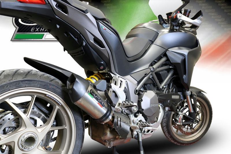 GPR Original For Ducati Multistrada 1260 2018/20 E4 Homologated Slip-On Exhaust Gp Evo4 Titanium | E4.D.130.GPAN.TO