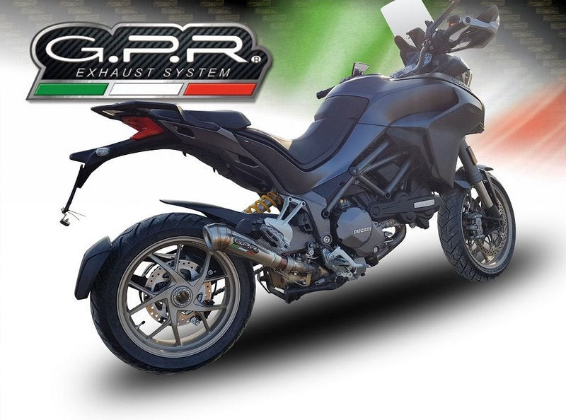 GPR Original For Ducati Multistrada 1260 2018/20 E4 Homologated Slip-On Exhaust Powercone Evo | E4.D.130.PCEV