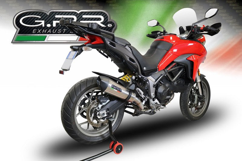 GPR Original For Ducati Multistrada 950 2017/20 E4 Homologated Full Exhaust Catalized Gp Evo4 Titanium | E4.D.132.CAT.GPAN.TO