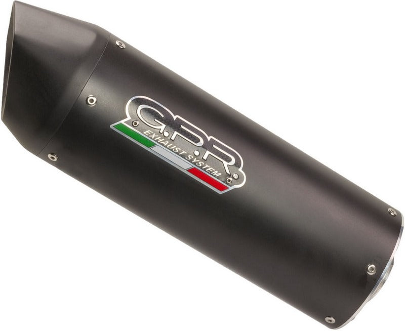 GPR Original For Ducati Monster 797 2017/20 E4 Homologated Slip-On Exhaust Catalized Furore Evo4 Nero | E4.D.134.CAT.FUNE