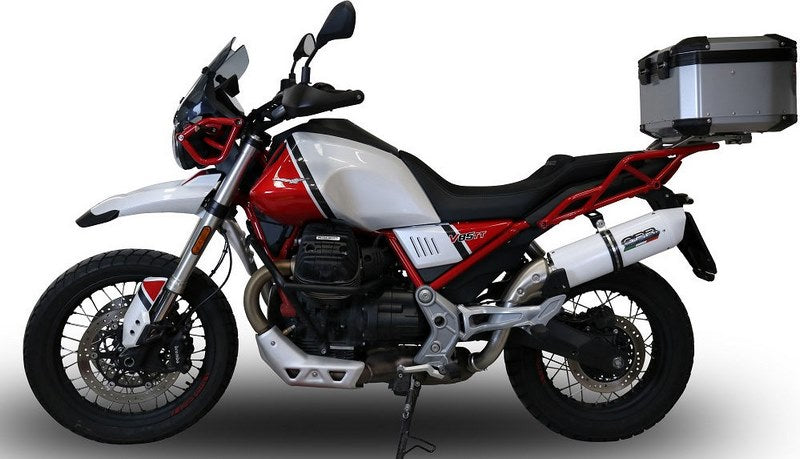 GPR Original For Moto Guzzi V85 Tt 2019/20 E4 Homologated Slip-On Exhaust Albus Evo4 | E4.GU.61.ALBE4
