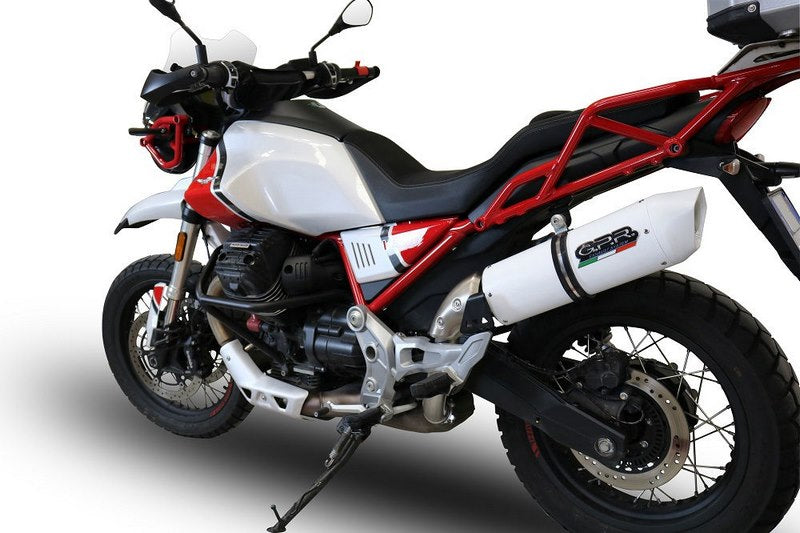 GPR Original For Moto Guzzi V85 Tt 2019/20 E4 Homologated Slip-On Exhaust Albus Evo4 | E4.GU.61.ALBE4