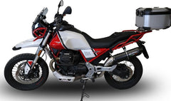 GPR Original For Moto Guzzi V85 Tt 2019/20 E4 Homologated Slip-On Exhaust Furore Evo4 Nero | E4.GU.61.FNE4