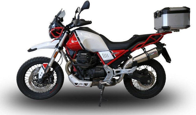 GPR Original For Moto Guzzi V85 Tt 2019/20 E4 Homologated Slip-On Exhaust Gp Evo4 Titanium | E4.GU.61.GPAN.TO