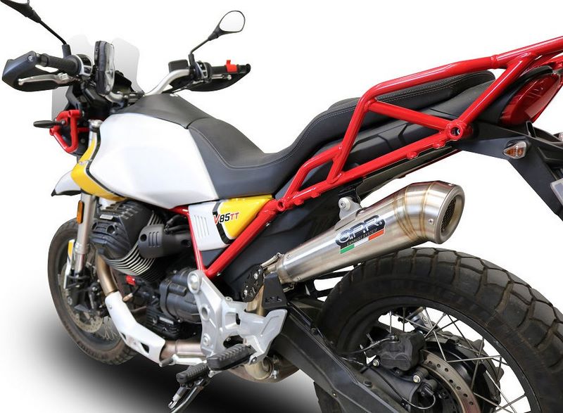 GPR Original For Moto Guzzi V85 Tt 2019/20 E4 Homologated Slip-On Exhaust Powercone Evo | E4.GU.61.PCEV