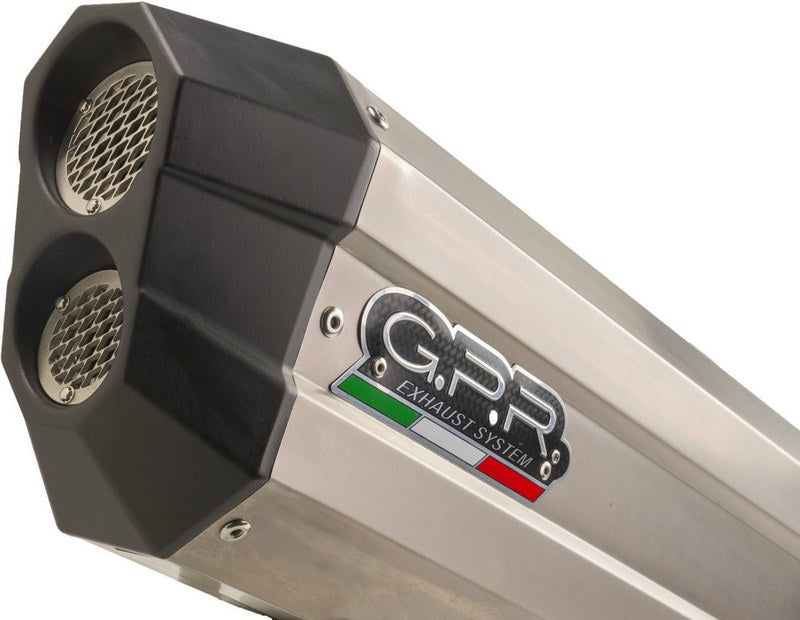 GPR Original For Honda Crf 1000 L Africa Twin 2018/19 E4 Homologated Slip-On Exhaust Sonic Titanium | E4.H.226.SOTIT