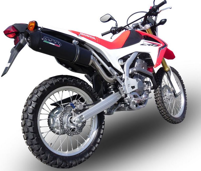 GPR Original For Honda Crf 250 L / Rally 2017/20 E4 Homologated Slip-On Catalized Furore Evo4 Nero | E4.H.248.CAT.FNE4