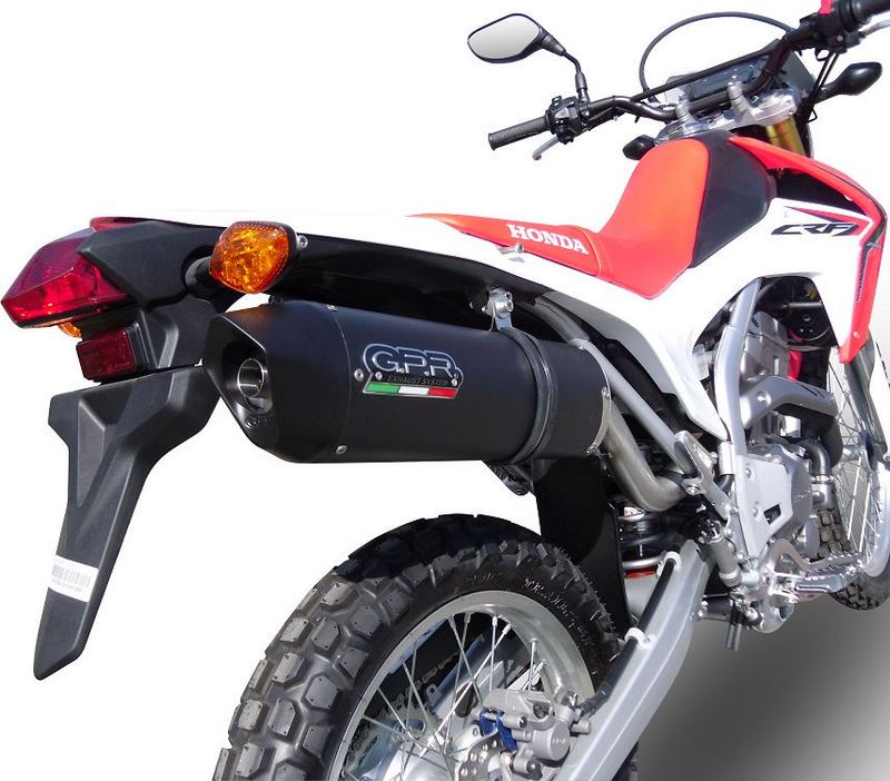 GPR Original For Honda Crf 250 L / Rally 2017/20 E4 Homologated Slip-On Catalized Furore Evo4 Nero | E4.H.248.CAT.FNE4
