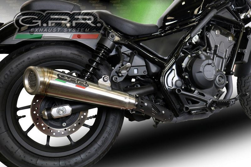 GPR Original For Honda Cmx 500 Rebel 2018/20 E4 Homologated Slip-On Exhaust Powercone Evo | E4.H.250.PCEV