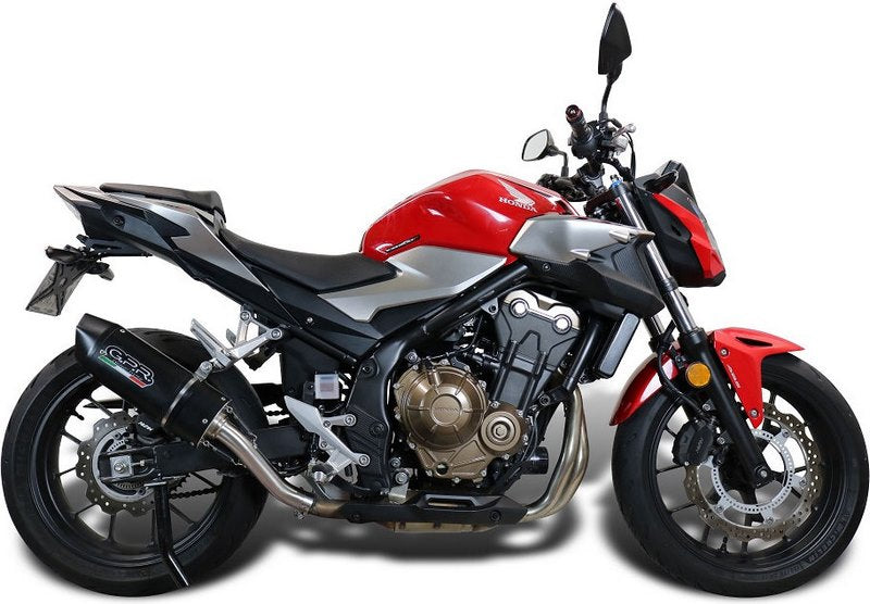 GPR Original For Honda Cb 500 F 2019/20 E4 Homologated Slip-On Exhaust Furore Evo4 Nero | E4.H.253.FNE4