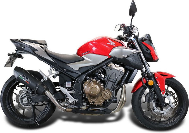 GPR Original For Honda Cb 500 F 2019/20 E4 Homologated Slip-On Exhaust Gp Evo4 Black Titanium | E4.H.253.GPAN.BLT