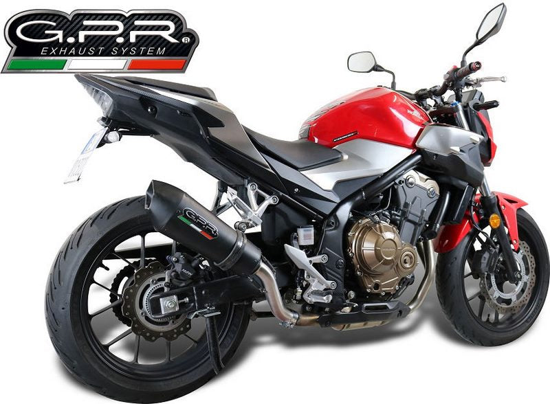 GPR Original For Honda Cb 500 F 2019/20 E4 Homologated Slip-On Exhaust Gp Evo4 Black Titanium | E4.H.253.GPAN.BLT