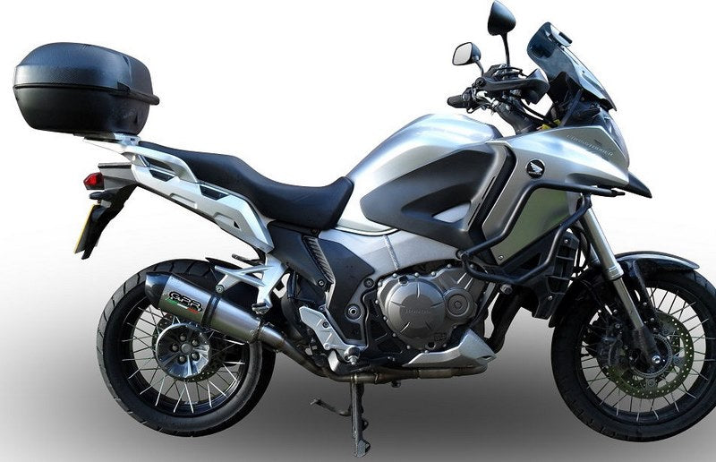 GPR Original For Honda Crosstourer 1200 2017/20 E4 Homologated Slip-On Exhaust Furore Evo4 Nero | E4.H.258.FNE4