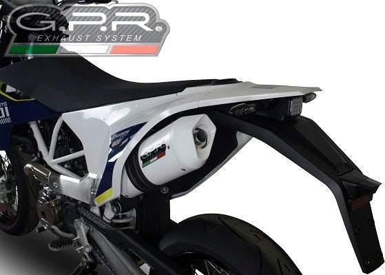 GPR Original For Husqvarna Supermoto 701 2017/20 E4 Homologated Slip-On Exhaust Catalized Albus Evo4 | E4.HU.36.CAT.ALBE4
